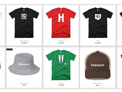 Radhaus Hats Shirts Lifestyle Clothing Brand Clock Tower Collection Radhaus Collection